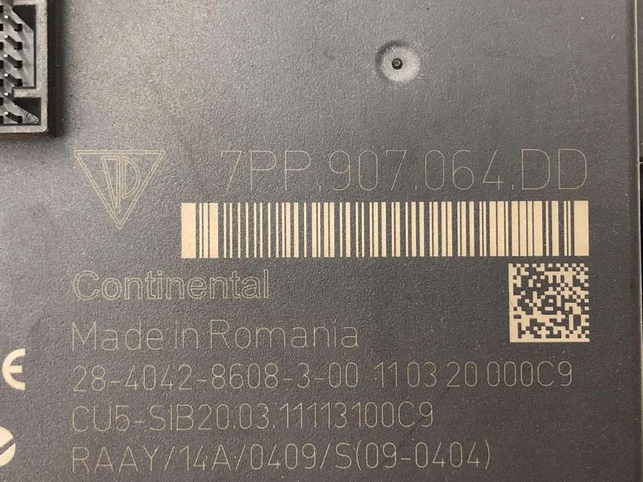 Styreenhet comfort (BCM) til Porsche Panamera 2009-2017 (Type I) (970) (970) (7PP 907 064 LJ|)