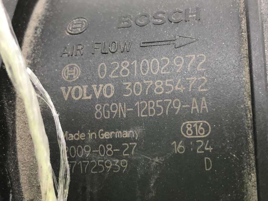 Luftmengde/luftmassemåler til Volvo V70 2007-2013 (Type III, Fase 1) (31361223|)