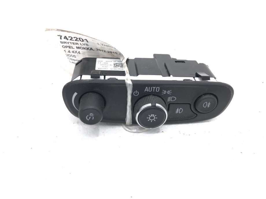 Bryter lys til Opel Mokka 2012-2016 (Type I, Fase 1) (22992805|84201595|)