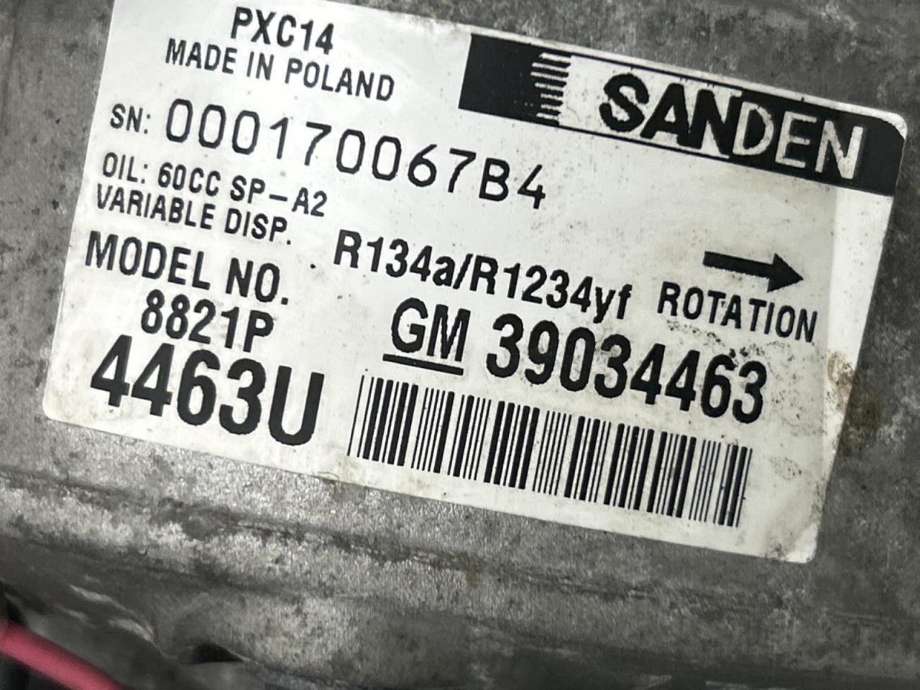 Aircondition kompressor til Opel Insignia B 2017-->> (39076799|39157292|)