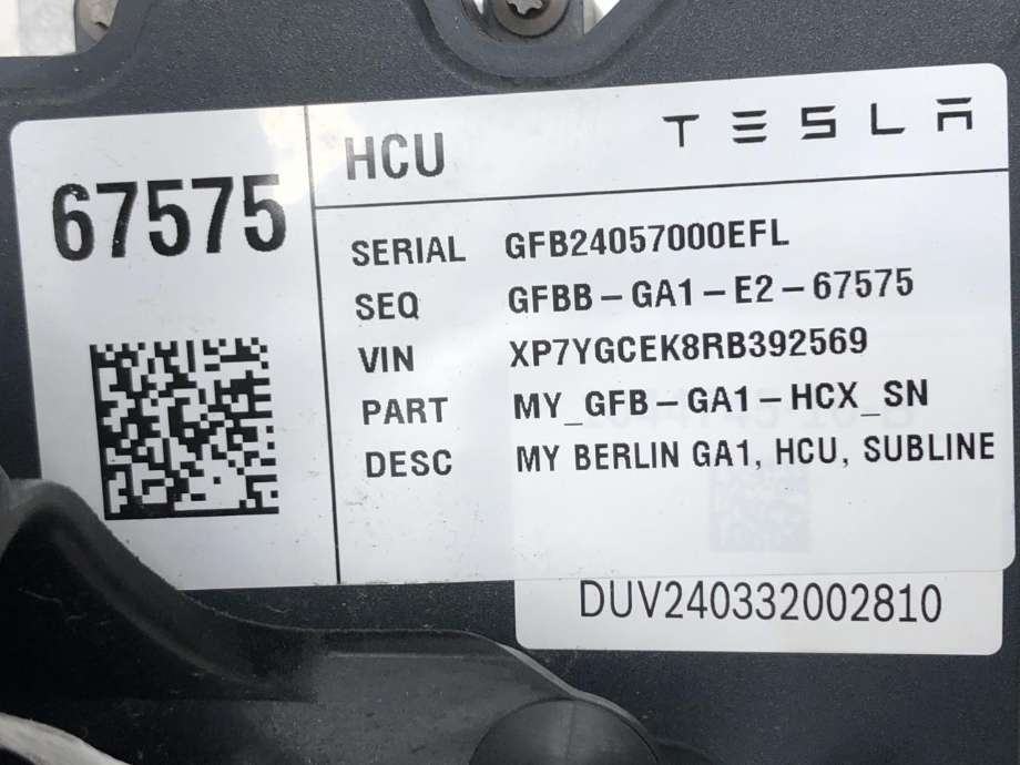 ABS sentral til Tesla Model Y 2021-2024 (Type I)  (104474510B|)