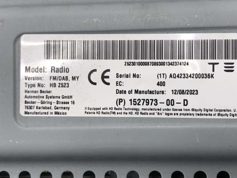 Antenne forsterker til Tesla Model Y 2021-2024 (Type I) (152797300D|)