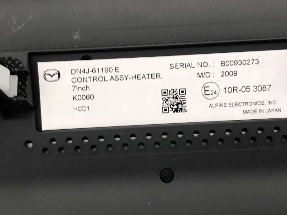 Varmeapparat betjening til Mazda MX-30 2020-->>  (DN4J61190E|)