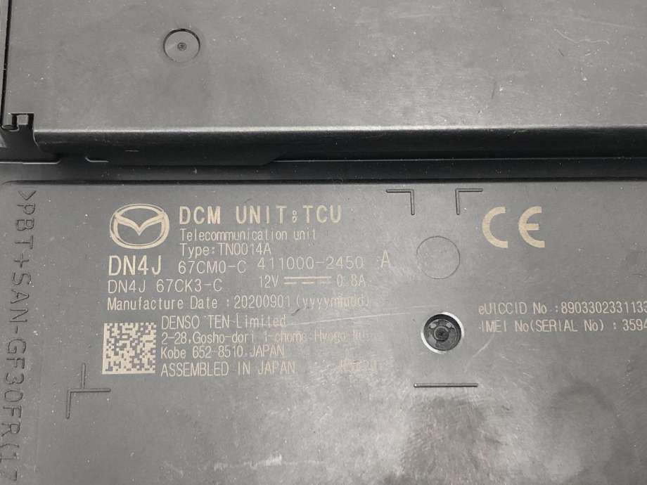 Styreenhet diverse til Mazda MX-30 2020-->>  (DN4J67CK3C|)