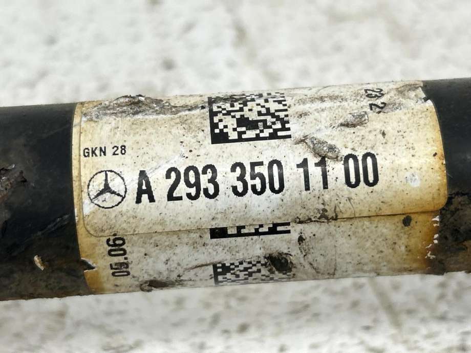 Drivaksel høyre bak, elbil til Mercedes EQC 2019-->> (A 293 350 11 00|)