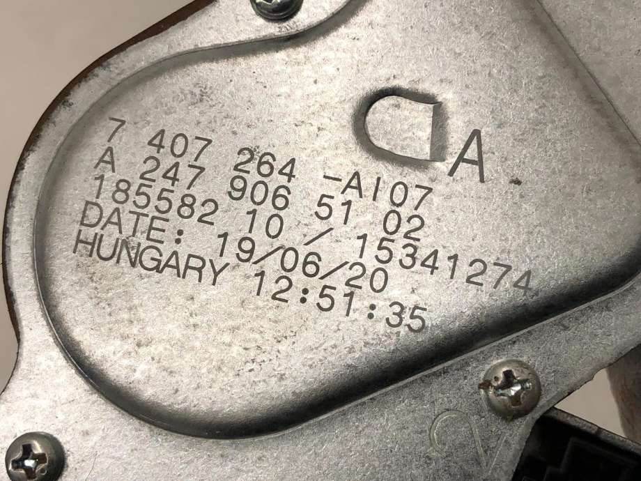 Viskermotor bakrute til Mercedes A-Klasse 2018-->> (W177) (W177) (A 247 906 51 02|)