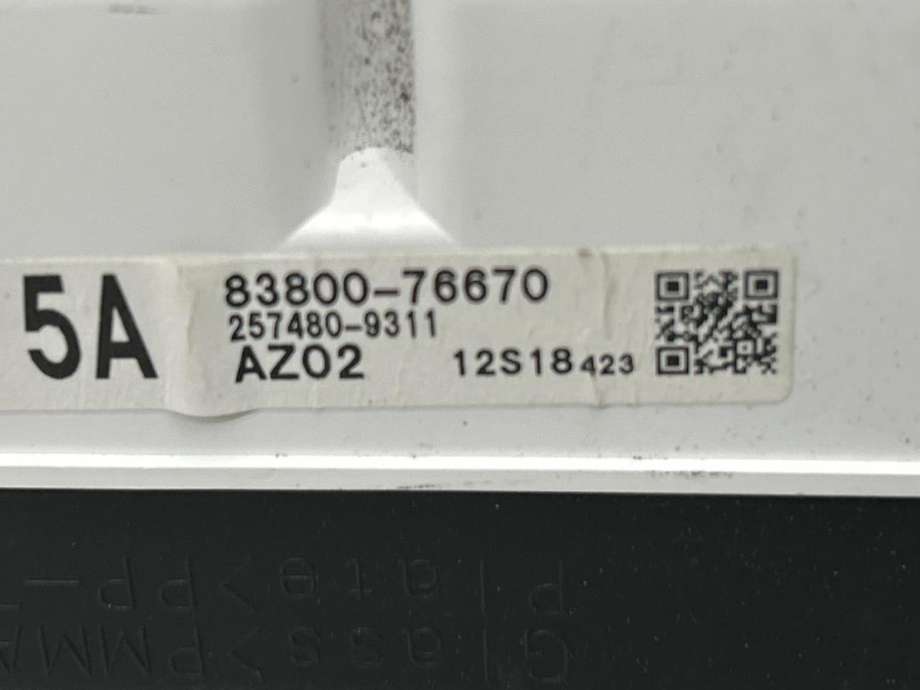 Instrumentpanel til Lexus CT 2010-2020  (8380076670|)
