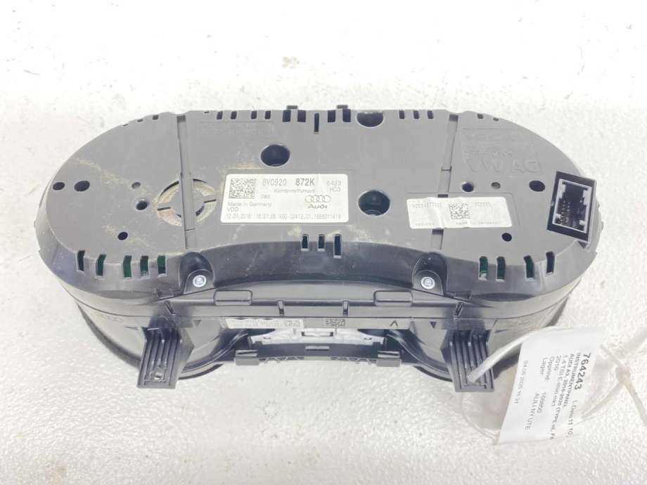 Instrumentpanel til Audi A3 2016-2020 (Type III, Fase 2)  (8V0 920 872 K|)