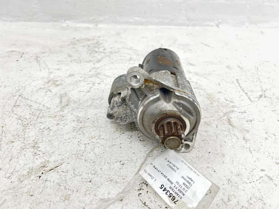 Starter til Audi TT, 2006-2014 (Type II)  (02E 911 023 J)