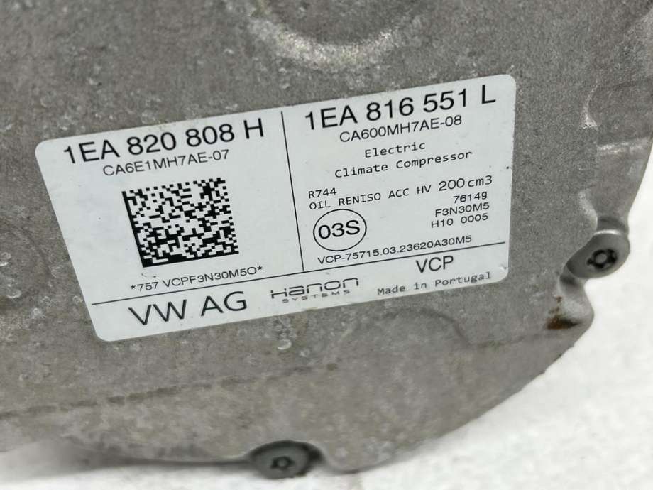 Aircondition kompressor elbil til VW ID.4 2020-->>  (1EA 820 808 H|)
