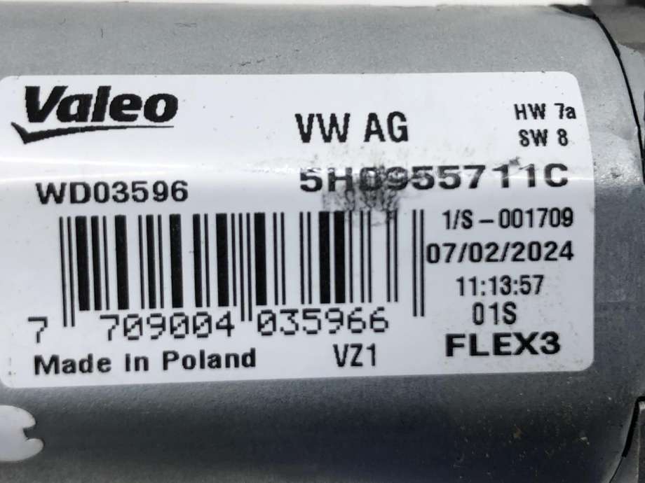 Viskermotor bakrute til VW ID.4 2020-->> (5H0 955 711 A|)