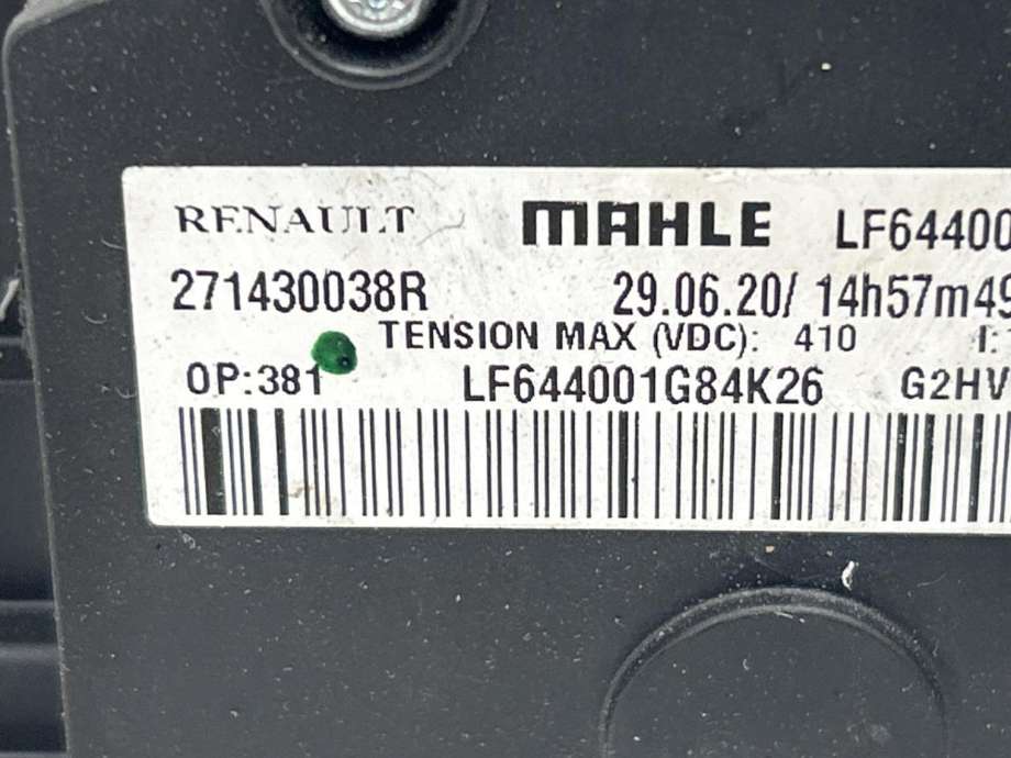 Varmeapparat PTC-heater til Renault Zoe 2019-->> (Fase 2)  (271437720R|)