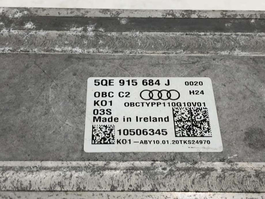 Batterilader (OBC - On Board Charger) til Audi e-tron 2018-->>  (5QE 915 684 J|)