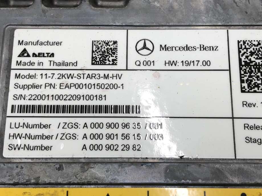 Batterilader (OBC - On Board Charger) til Mercedes GLC 2022-->> (X254) (X254) (A 000 900 96 35|)