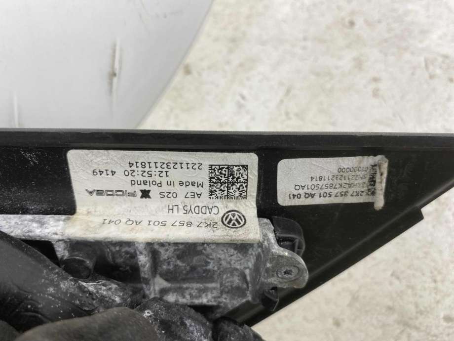 Speil venstre til VW Caddy 2020-->> (Type IV) (2K7 857 407 J|)