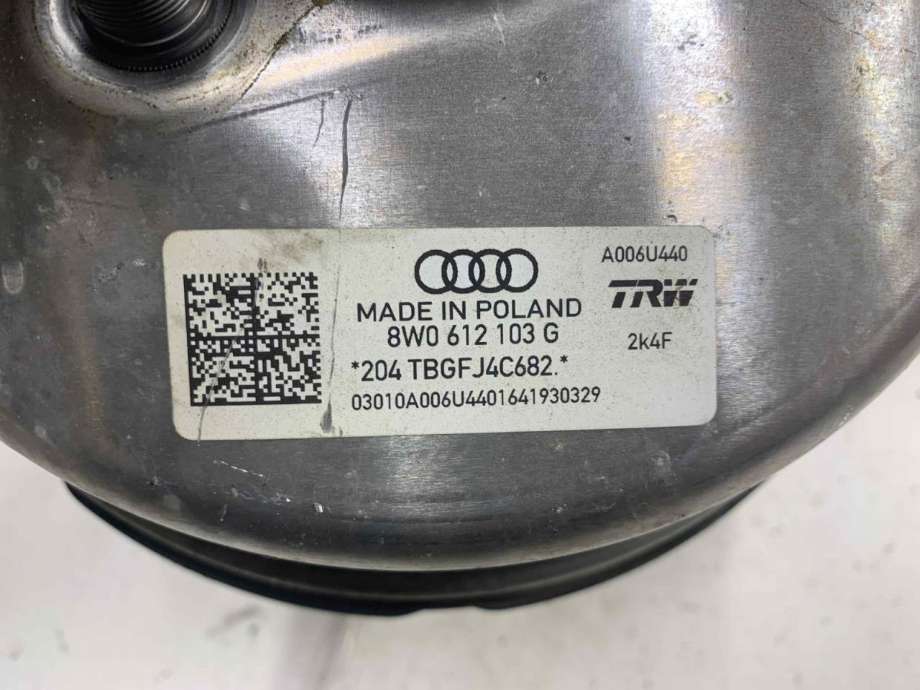 Bremsekraft-forsterker til Audi A4 2015-2019 (Type V, Fase 1) (B9) (B9) (8W0 612 107 C|8W0 612 107|)