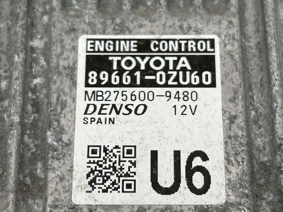 Styreenhet motor til Toyota Auris 2015-2019 (Type II, Fase 2) (896610ZU60|)