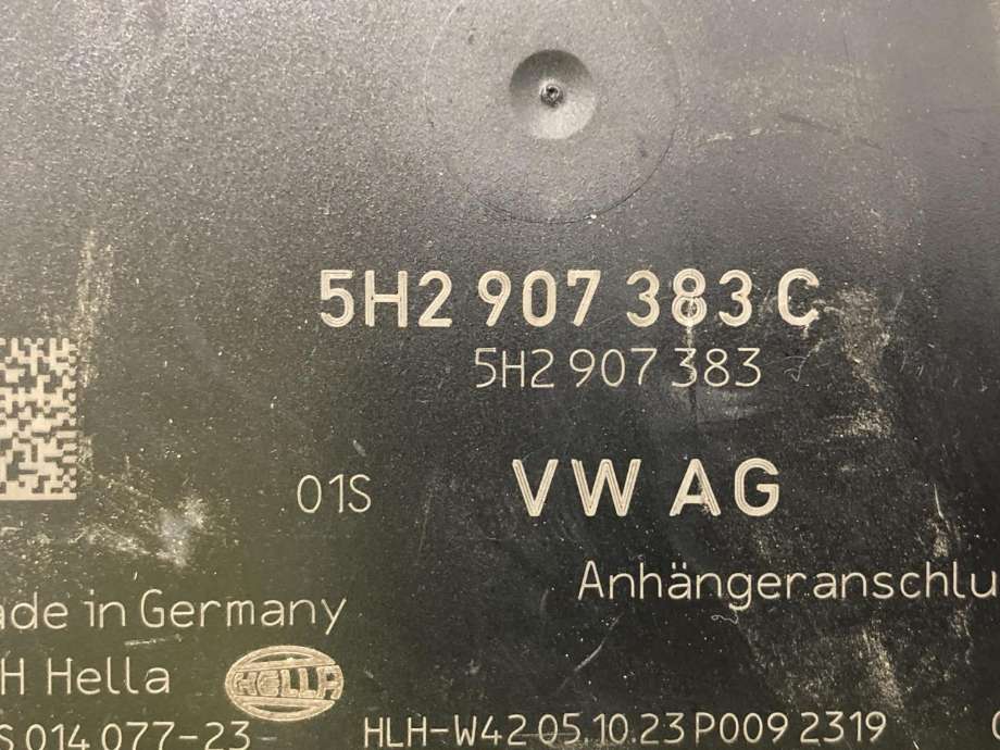 Styreenhet hengerfeste til Audi Q4 e-tron 2021-->>  (5H2 907 383 C|)