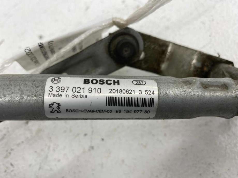 Viskermotor frontrute komplett m/overføring til Peugeot 2008 2013-2019 (Type I)  (98 154 977 80|)