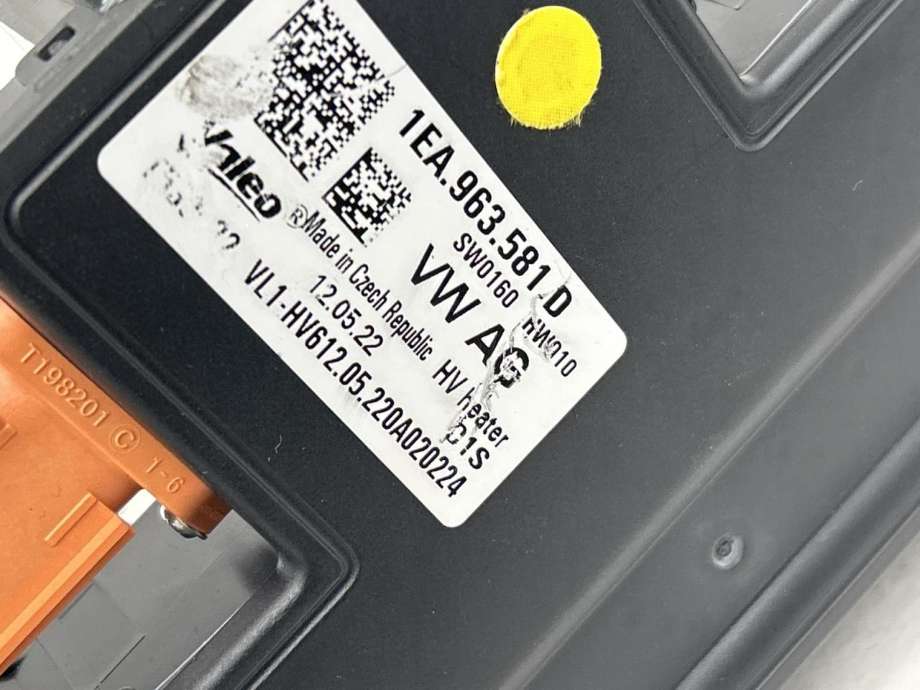 Varmeapparat PTC-heater til VW ID.4 2020-->>  (1EE 963 221 A|)