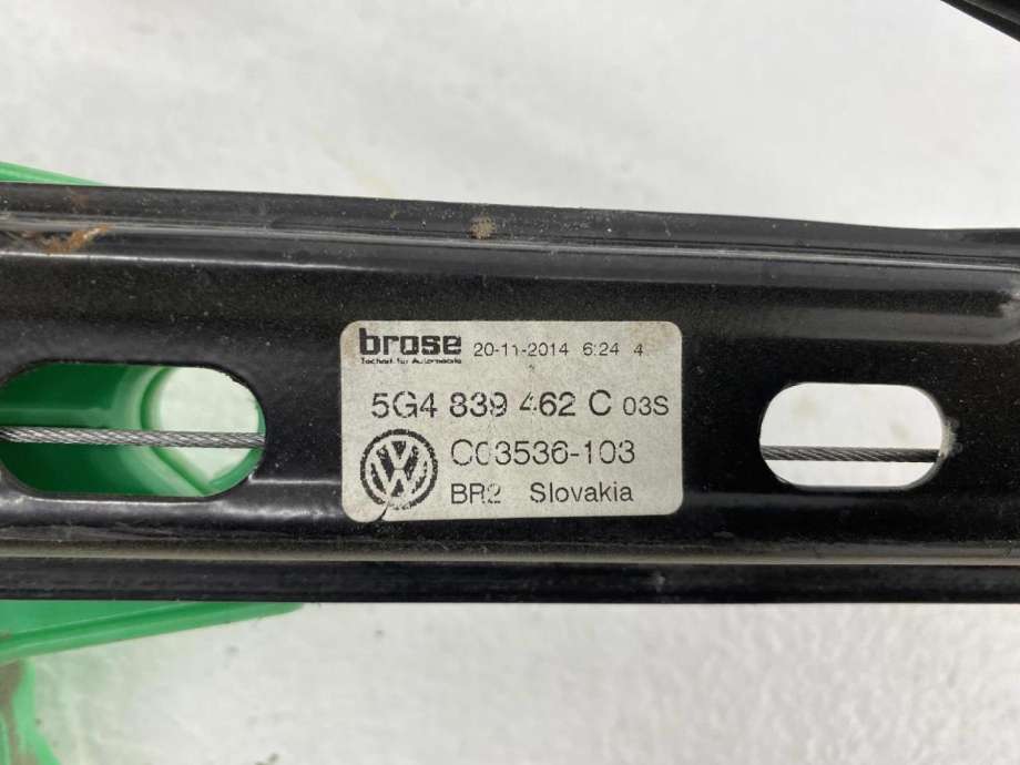 Ruteheis høyre bak til VW Golf VII 2012-2017 (Fase 1) (5G4 839 462 C|)