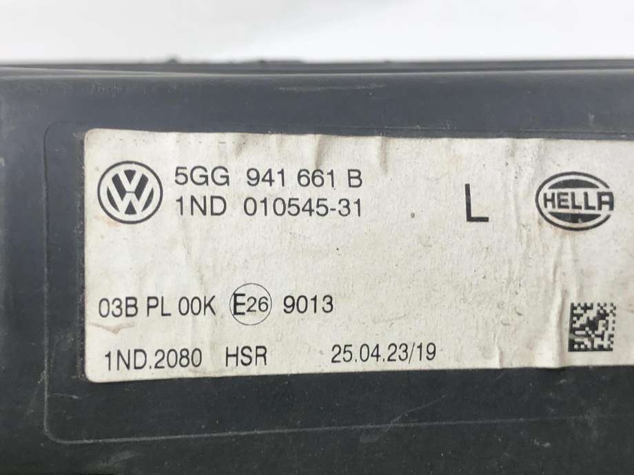 Tåkelykt venstre foran til VW Golf VII 2012-2017 (Fase 1) (5GG 941 661 B|)