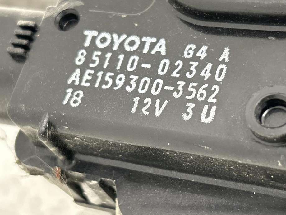 Viskermotor frontrute komplett m/overføring til Toyota Auris 2015-2019 (Type II, Fase 2) (8511002340|8515002300|)