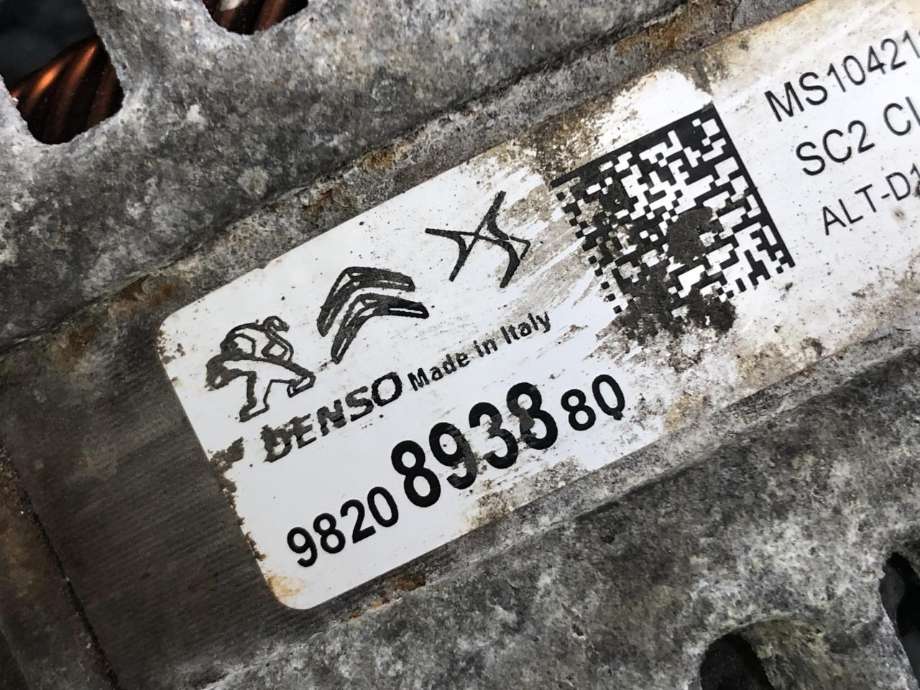 Dynamo til Peugeot 3008 2016-->> (Type II) (96 781 782 80|)