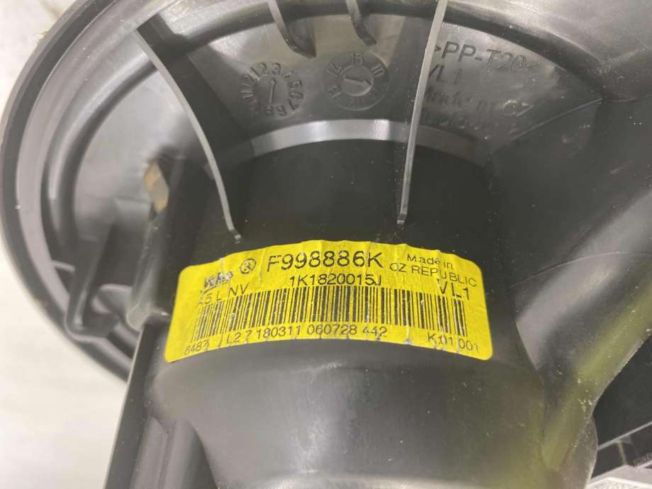 Varmeapparat motor til Škoda Octavia 2009-2013 (Type II, Fase 2)  (1K1 820 015J|)