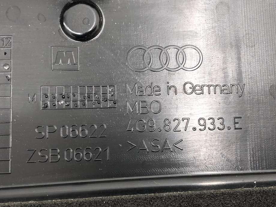 Spoiler bakluke til Audi A6, Allroad 2012-2014 (Type III, Fase 1) (C7) (C7) (4G9 827 933 E|)