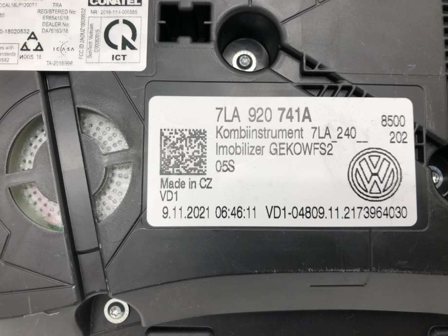 Instrumentpanel til VW Transporter / Caravelle 2019-->> (T6.1) (T6.1) (7LA 920 741 A|)