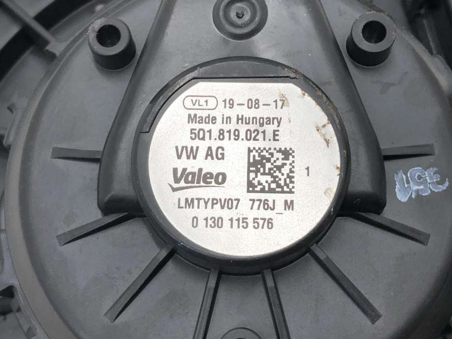 Varmeapparat motor til VW e-Golf 2017-2020 (Fase 2)  (5Q1 819 021 H|5Q1 819 021 E|)