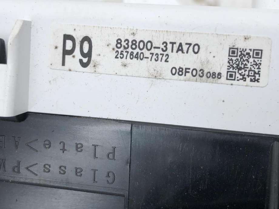 Instrumentpanel til Lexus ES 2018-->>  (838003T700|)