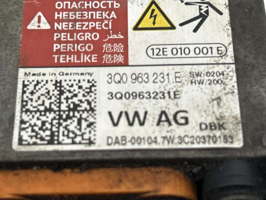 Varmeapparat PTC-heater til Audi e-tron 2018-->>  (3Q0 963 231 F|)