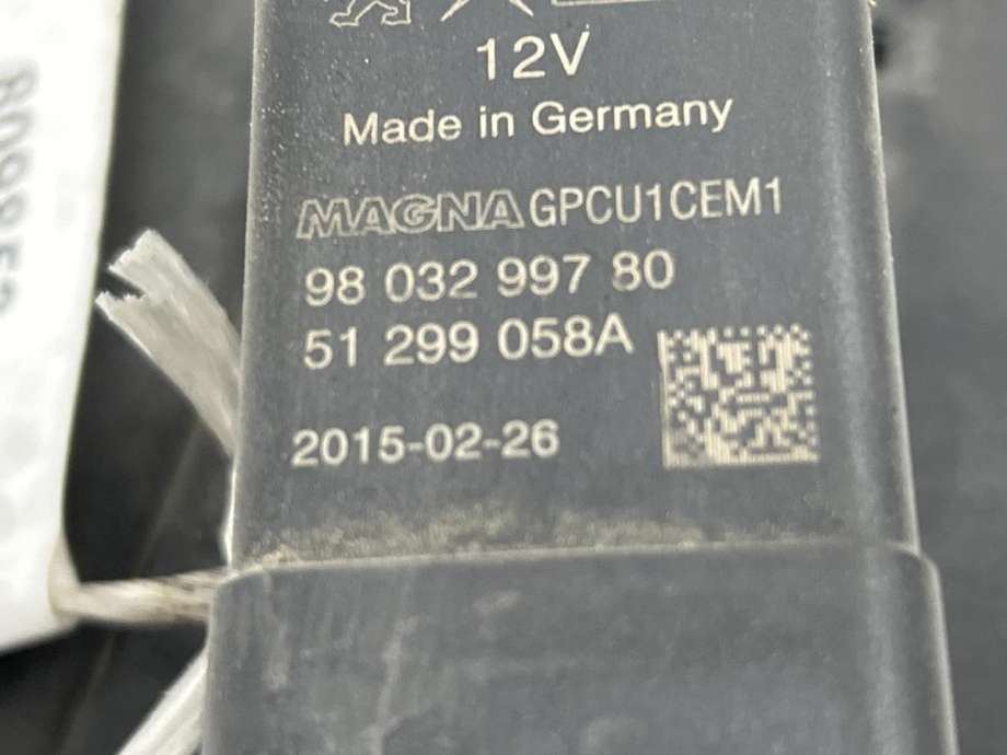 Sikringsboks motorrom til Peugeot 308 2013-2021 (Type II)  (98 102 963 80|)