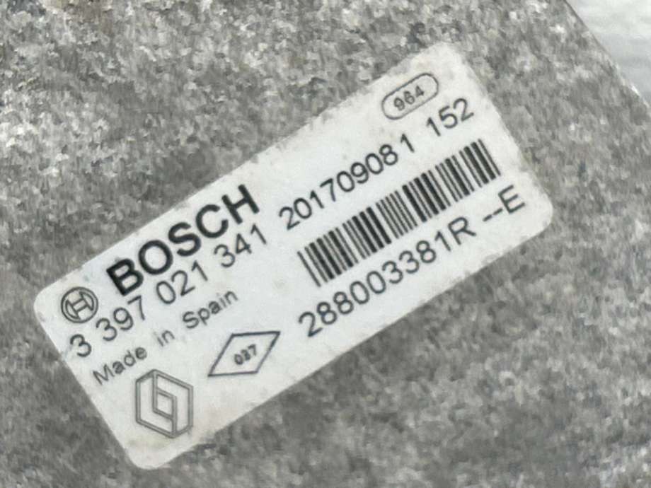 Viskermotor frontrute komplett m/overføring til Renault Zoe 2013-2019 (Fase 1) (288003381R|)