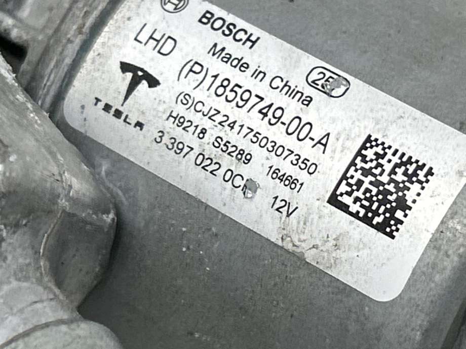 Viskermotor frontrute komplett m/overføring til Tesla Model 3 2024-->> (Fase 2)  (1859749 00A|)