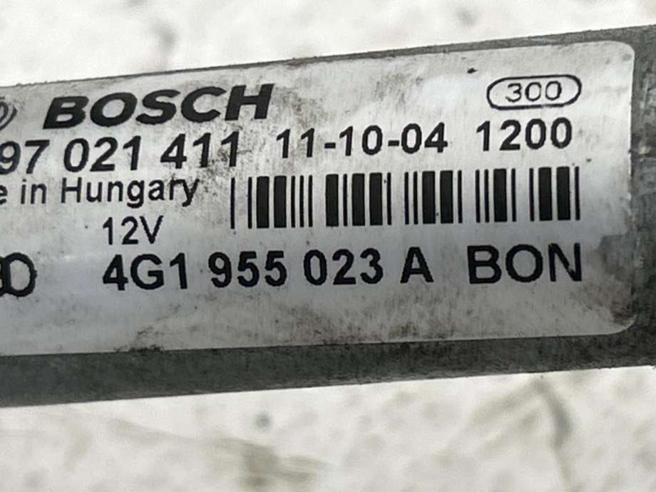 Viskermotor frontrute komplett m/overføring til Audi A6 2011-2014 (Type IV, Fase 1) (C7) (C7) (4G1 955 023 C|)