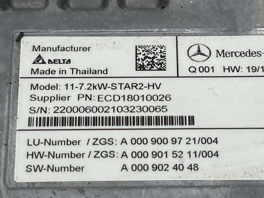 Inverter elbil til Mercedes EQC 2019-->>  (A 000 900 97 21/004|)