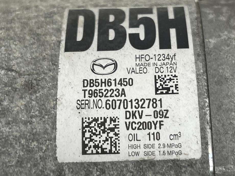 Aircondition kompressor til Mazda CX-3 2015-2022  (DB5H61450|)