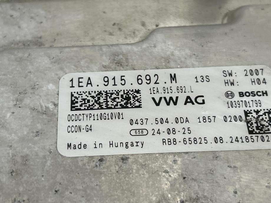 Batterilader (OBC - On Board Charger) til VW ID.BUZZ 2022-->>  (1EA 915 685 R|1EA 915 692 M|)