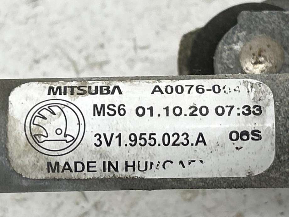 Viskermotor frontrute komplett m/overføring til Škoda Superb 2015-->> (Type III)  (3V1 955 023 B|)