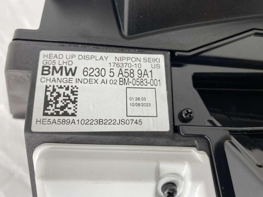 Instrument head-up display (HUD) til BMW XM 2023-->> (G09) (G09) (62 30 5 A58 9A1|)