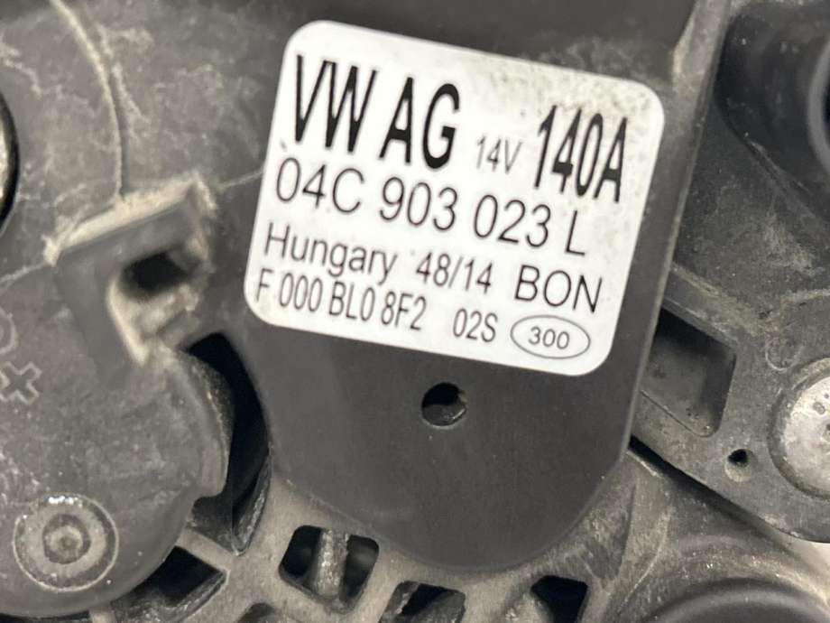 Dynamo til Audi A3 2012-2016 (Type III, Fase 1)  (04E 903 015 P|)