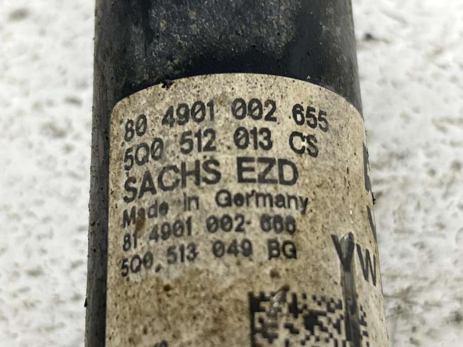 Støtdemper bak til Audi A3 2012-2016 (Type III, Fase 1)  (5Q0 513 049 BG|)