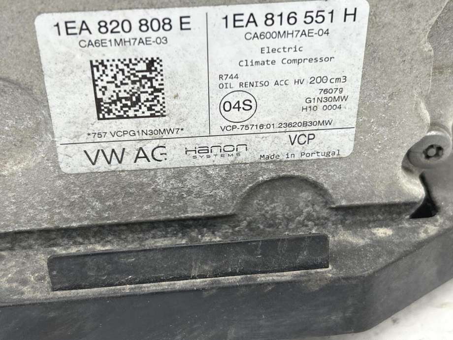 Aircondition kompressor elbil til VW ID.3 2020-->> (1EA 820 808 E|)