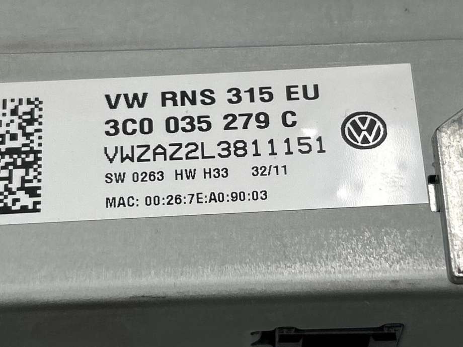 Bilstereo navigasjon til VW Amarok 2010-2016 (Type I, Fase 1) (2K0 057 279 C|)