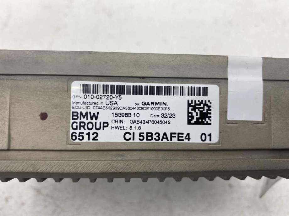 Bilstereo navigasjon til BMW XM 2023-->> (G09) (G09) (07 14 6 998 323|)