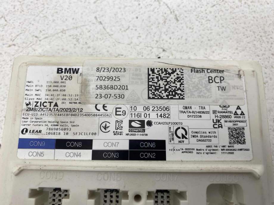 Sikringsboks kupe til BMW XM 2023-->> (G09) (G09) (61 35 5 B72 850|)