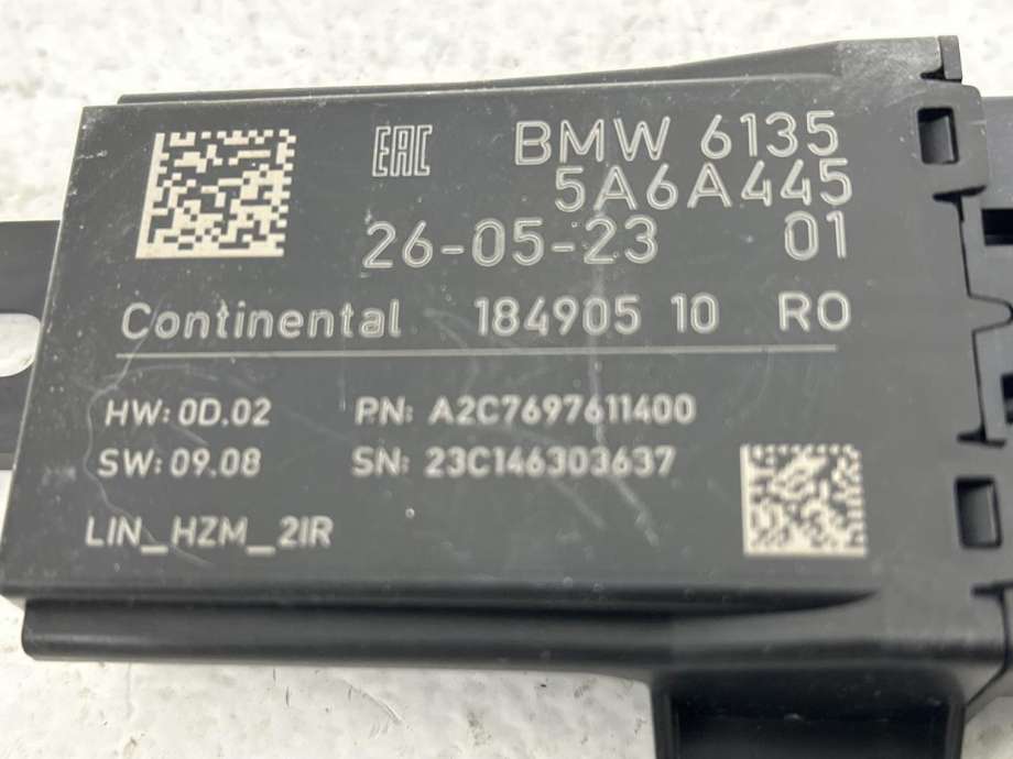 Styreenhet sete til BMW XM 2023-->> (G09) (G09) (61 35 5 A6A 445|)